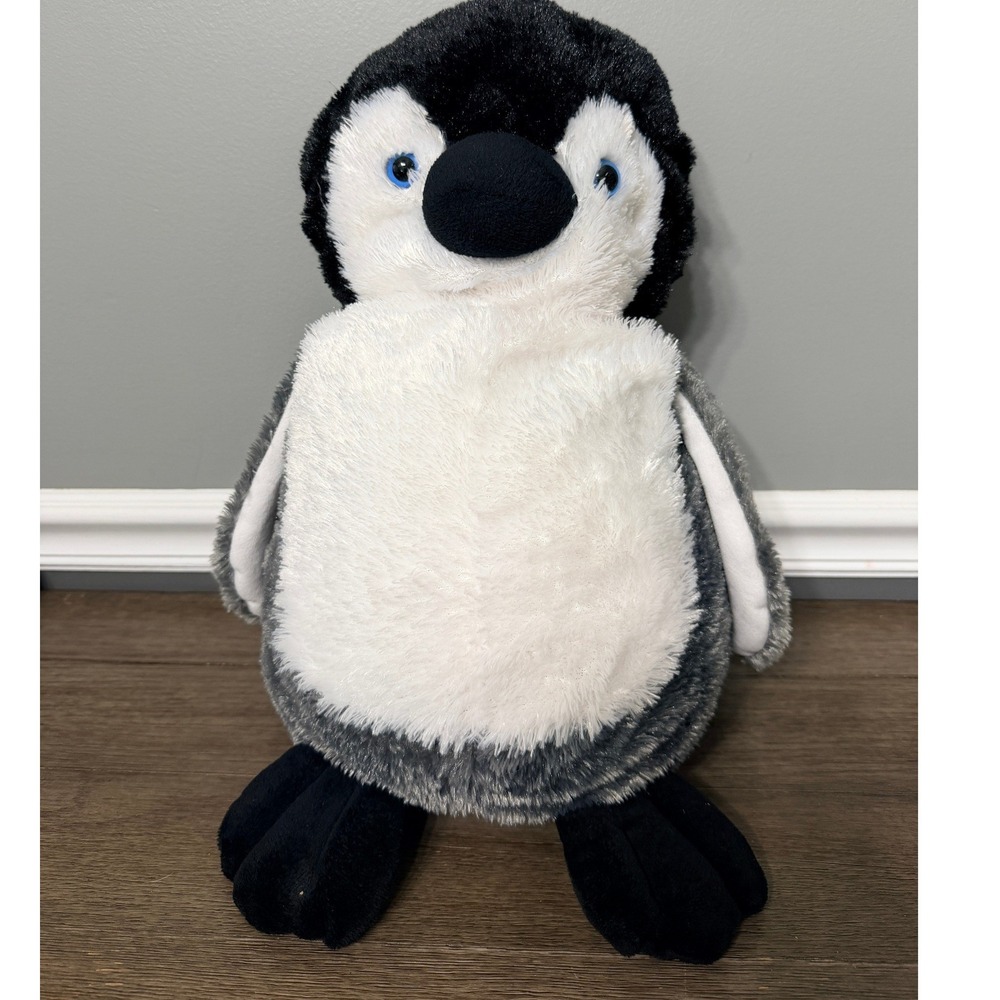 Toys R Us Animal Alley Penguin Plush Stuffed Animal Grey White Black 12" 5F5E2D3